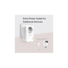 TP-Link AV1000 Powerline Adapter - 1Gbps Wired Connection for Ultra-Fast Internet | Model: 6935364089078